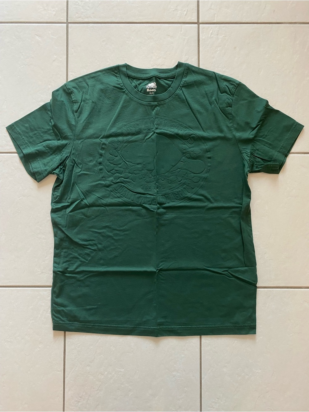 Roots Dark Green Crewneck Tee